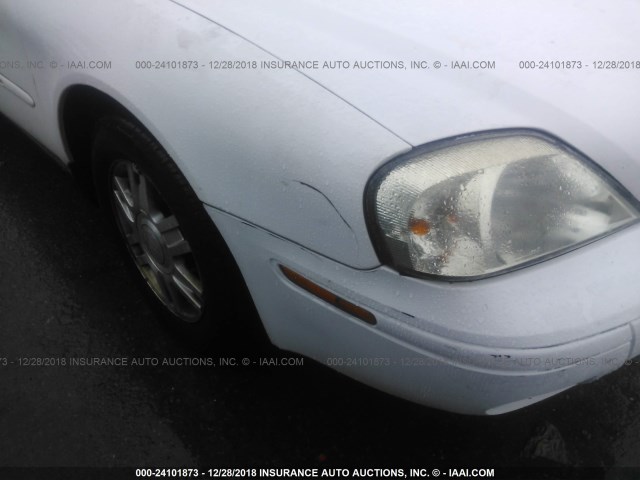 1MEHM59S05A610828 - 2005 MERCURY SABLE LS PREMIUM WHITE photo 6