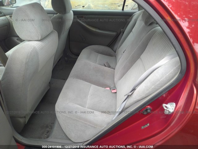 2T1BR32E16C619021 - 2006 TOYOTA COROLLA CE/LE/S RED photo 8