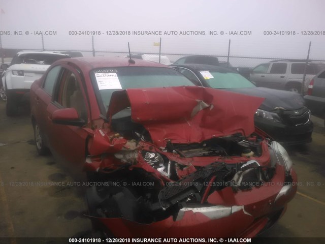 KL1TD5DE7AB132240 - 2010 CHEVROLET AVEO LS/LT RED photo 1