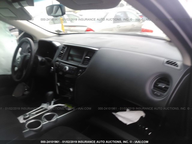 5N1AR2MM9EC721499 - 2014 NISSAN PATHFINDER S/SV/SL/PLATINUM BLUE photo 5