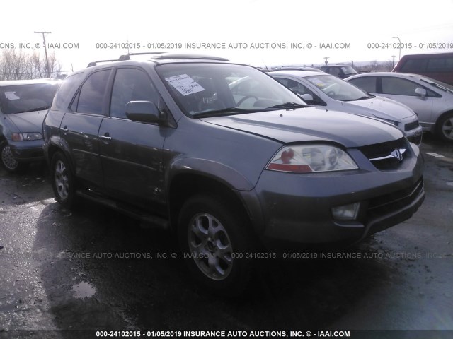 2HNYD18671H500198 - 2001 ACURA MDX TOURING GRAY photo 1