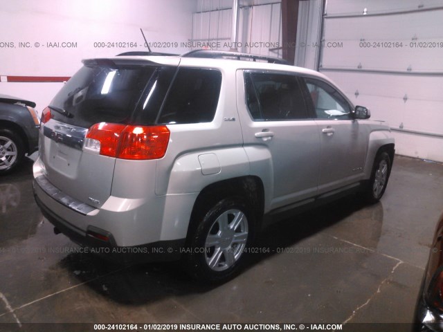 2GKFLWEK1E6157036 - 2014 GMC TERRAIN SLE SILVER photo 4