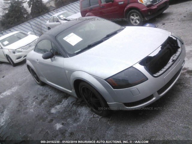 TRUWT28N011030338 - 2001 AUDI TT QUATTRO SILVER photo 1