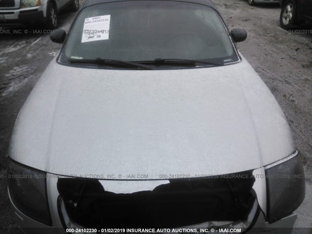 TRUWT28N011030338 - 2001 AUDI TT QUATTRO SILVER photo 10