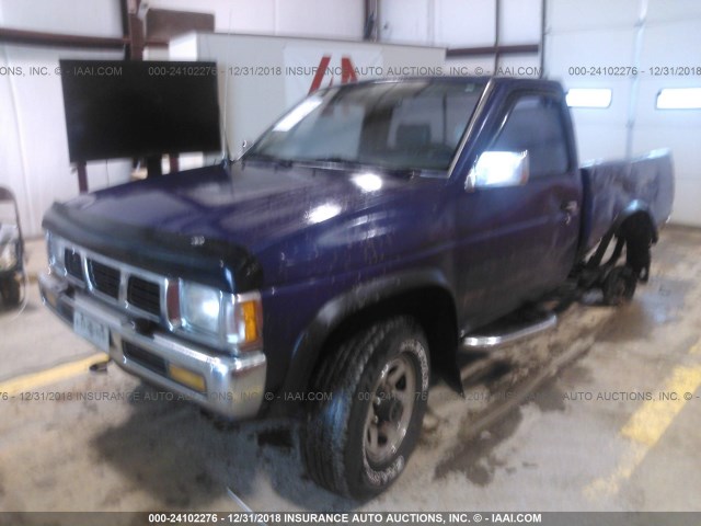 1N6SD11Y1SC309725 - 1995 NISSAN TRUCK XE PURPLE photo 2