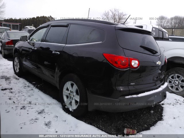 1GNLVGED5AS140013 - 2010 CHEVROLET TRAVERSE LT PURPLE photo 3