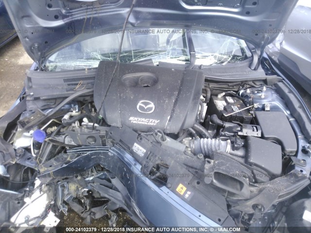 3MZBM1V78FM125680 - 2015 MAZDA 3 TOURING BLUE photo 10