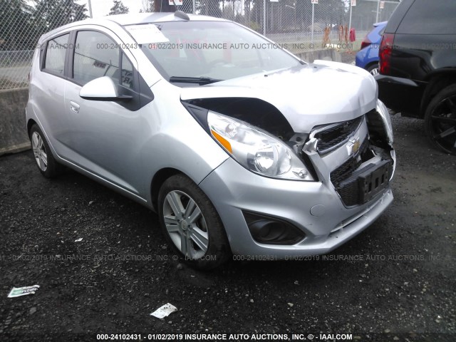 KL8CB6S98FC816329 - 2015 CHEVROLET SPARK LS SILVER photo 1