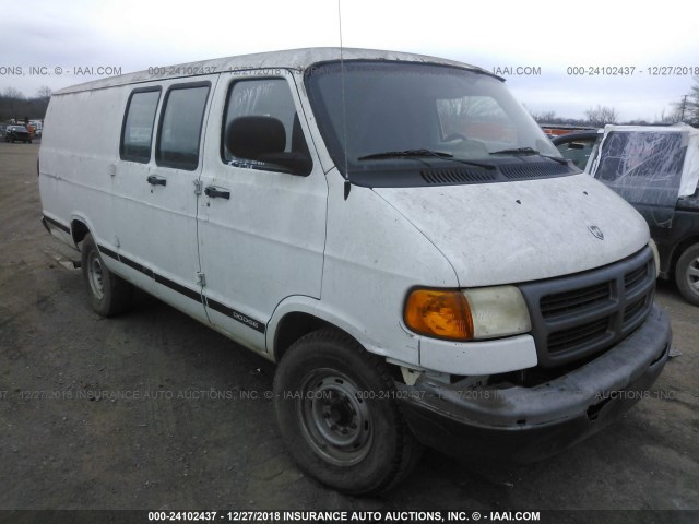 2D7KB31Y93K502006 - 2003 DODGE RAM VAN B3500 WHITE photo 1