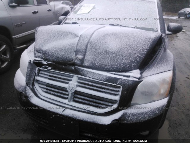 1B3CB9HBXAD639063 - 2010 DODGE CALIBER UPTOWN BLACK photo 6