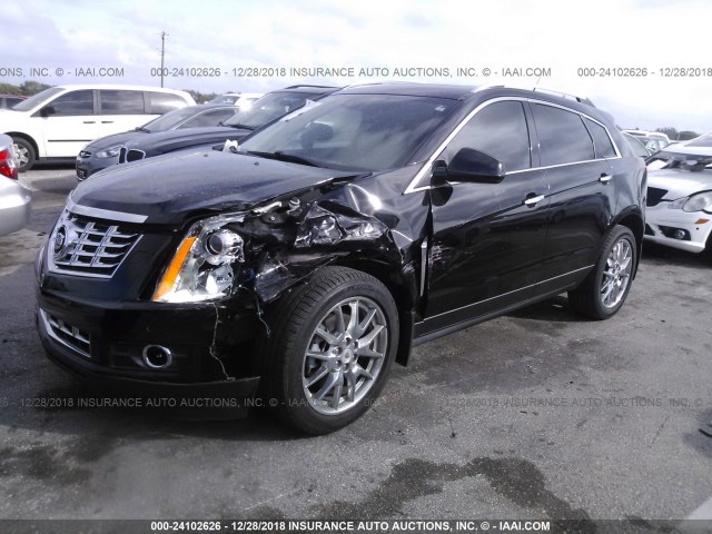 3GYFNDE3XDS558131 - 2013 CADILLAC SRX PERFORMANCE COLLECTION BLACK photo 2