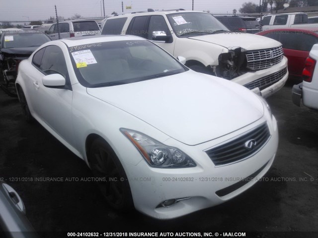 JN1CV6EK7DM922004 - 2013 INFINITI G37 JOURNEY/IPL WHITE photo 1