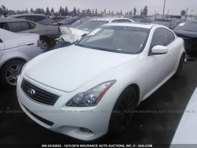 JN1CV6EK7DM922004 - 2013 INFINITI G37 JOURNEY/IPL WHITE photo 2