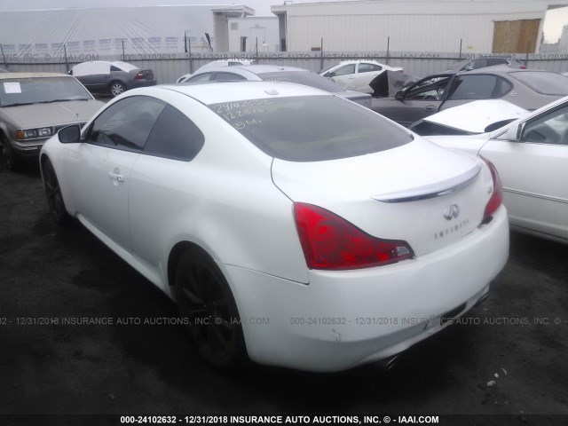 JN1CV6EK7DM922004 - 2013 INFINITI G37 JOURNEY/IPL WHITE photo 3