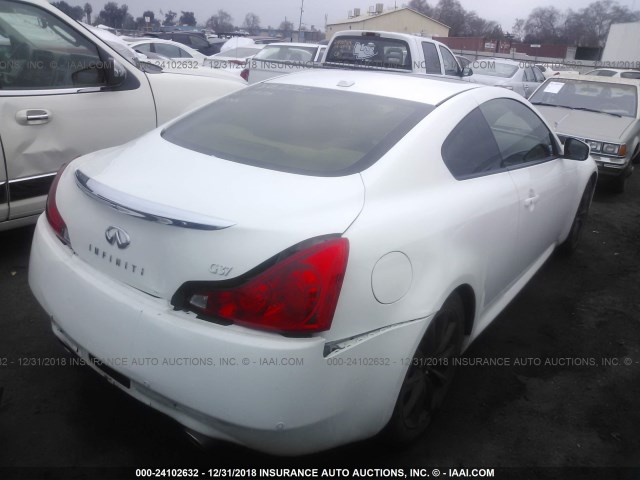 JN1CV6EK7DM922004 - 2013 INFINITI G37 JOURNEY/IPL WHITE photo 4