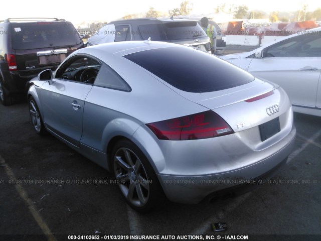 TRUAF38J381000328 - 2008 AUDI TT 2.0T SILVER photo 3