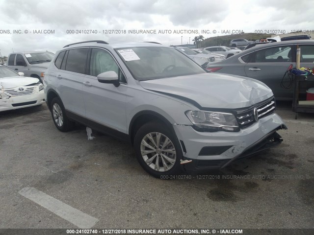 3VV3B7AX7JM214219 - 2018 VOLKSWAGEN TIGUAN SE/SEL GRAY photo 1