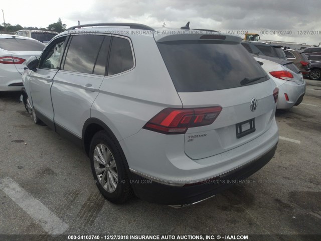 3VV3B7AX7JM214219 - 2018 VOLKSWAGEN TIGUAN SE/SEL GRAY photo 3