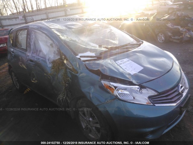 3N1CE2CP2GL388688 - 2016 NISSAN VERSA NOTE S/S PLUS/SV/SL/SR GREEN photo 1