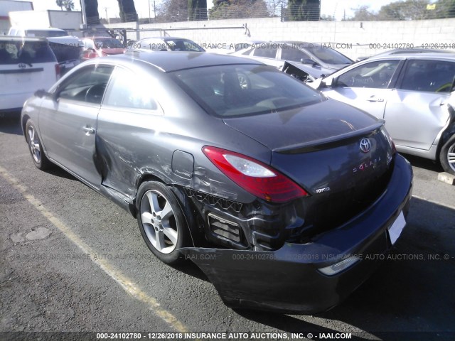 4T1CA30P78U157145 - 2008 TOYOTA CAMRY SOLARA SE/SLE/SPORT GRAY photo 3