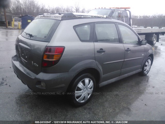 5Y2SM64884Z420526 - 2004 PONTIAC VIBE GRAY photo 4