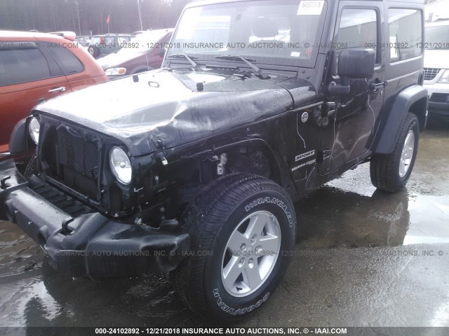 1C4GJWAG8JL923921 - 2018 JEEP WRANGLER SPORT BLACK photo 6