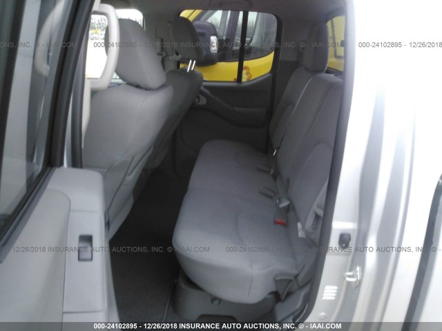 1N6AD0ER7KN712153 - 2019 NISSAN FRONTIER SILVER photo 8