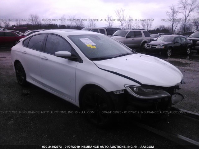 1C3CCCBG7FN614690 - 2015 CHRYSLER 200 WHITE photo 1