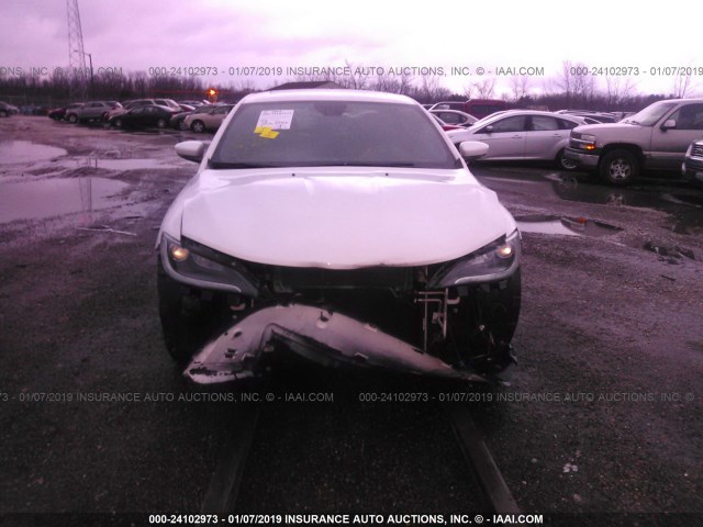 1C3CCCBG7FN614690 - 2015 CHRYSLER 200 WHITE photo 6