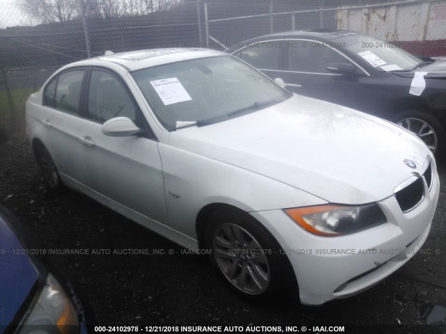 WBAVA33527KX82261 - 2007 BMW 328 I WHITE photo 1