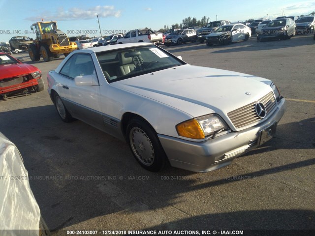 WDBFA61E3MF032236 - 1991 MERCEDES-BENZ 300 SL WHITE photo 1