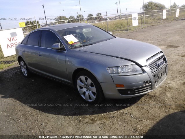 WAUDH74F87N018287 - 2007 AUDI A6 3.2 QUATTRO SILVER photo 1