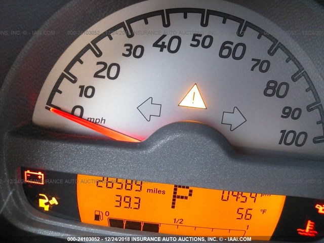 WMEEJ31X39K228495 - 2009 SMART FORTWO PURE/PASSION WHITE photo 7