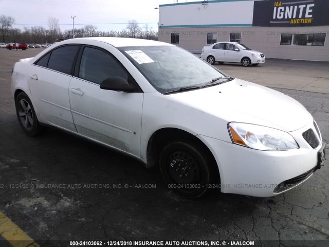 1G2ZG58N374250212 - 2007 PONTIAC G6 SE WHITE photo 1