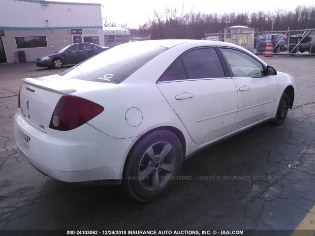 1G2ZG58N374250212 - 2007 PONTIAC G6 SE WHITE photo 4