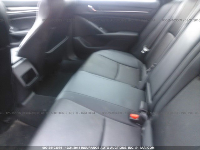 1HGCV1F34JA053741 - 2018 HONDA ACCORD SPORT 黑色 照片 8