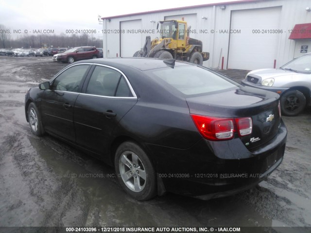 1G11B5SLXFF306494 - 2015 CHEVROLET MALIBU LS 黑色 照片 3