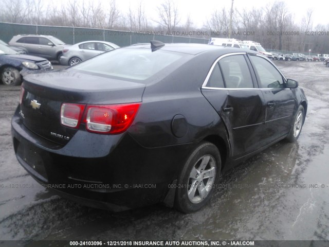 1G11B5SLXFF306494 - 2015 CHEVROLET MALIBU LS 黑色 照片 4