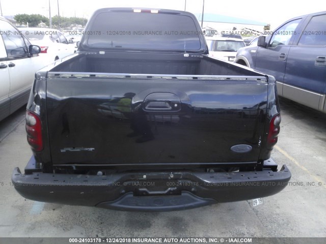 2FTZF07331CA47667 - 2001 FORD F150 SVT LIGHTNING BLACK photo 6