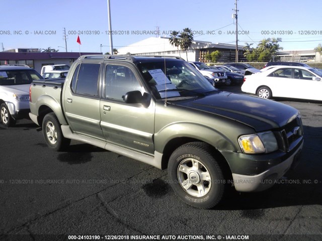 1FMZU67E42UC73420 - 2002 FORD EXPLORER SPORT TR  GREEN photo 1