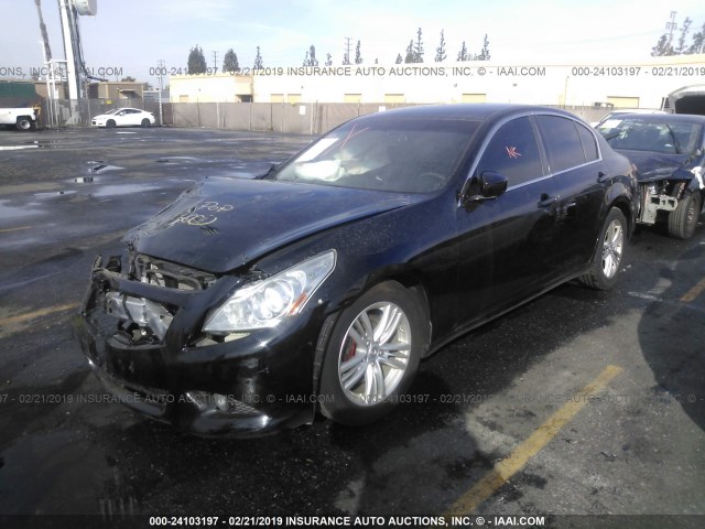 JN1CV6AP7DM724458 - 2013 INFINITI G37 JOURNEY/SPORT BLACK photo 2