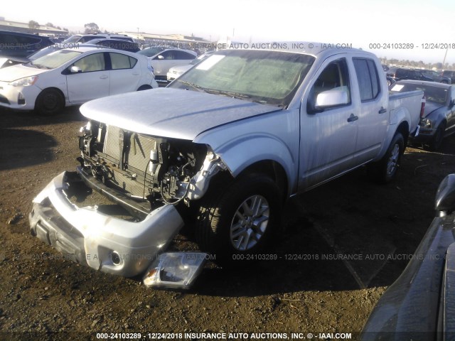 1N6AD0EV6JN736231 - 2018 NISSAN FRONTIER S/SV/SL/PRO-4X SILVER photo 2