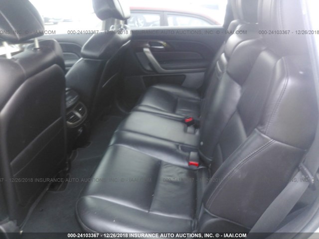 2HNYD2H64BH521503 - 2011 ACURA MDX SILVER photo 8