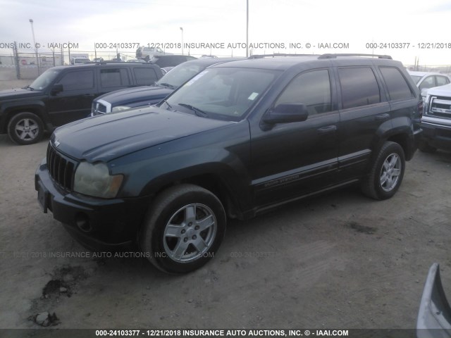 1J4GS48KX5C726602 - 2005 JEEP GRAND CHEROKEE LAREDO/COLUMBIA/FREEDOM 绿色 照片 2