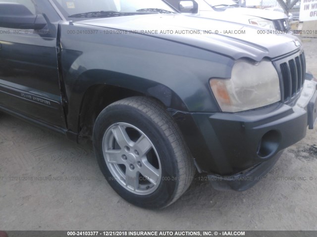 1J4GS48KX5C726602 - 2005 JEEP GRAND CHEROKEE LAREDO/COLUMBIA/FREEDOM 绿色 照片 6