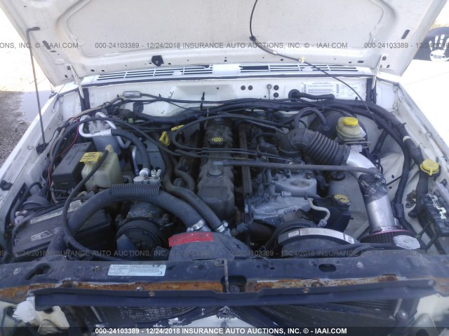 1J4FF68S3YL226135 - 2000 JEEP CHEROKEE LIMITED WHITE photo 10