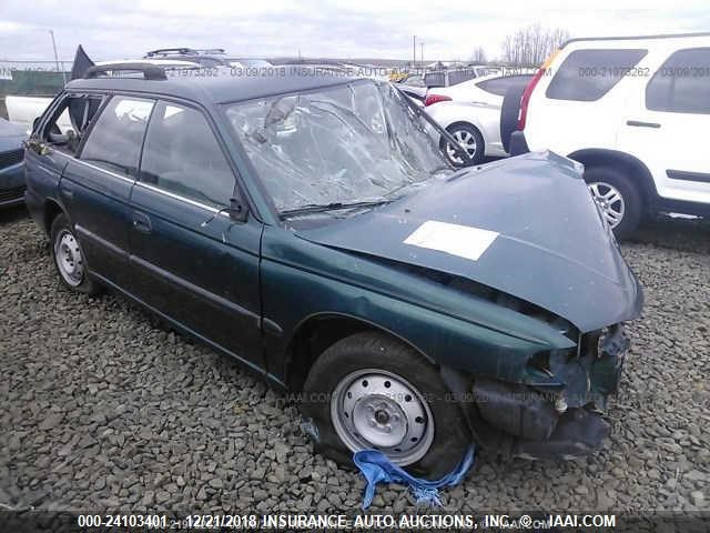 4S3BK4354T7311105 - 1996 SUBARU LEGACY L GREEN photo 1