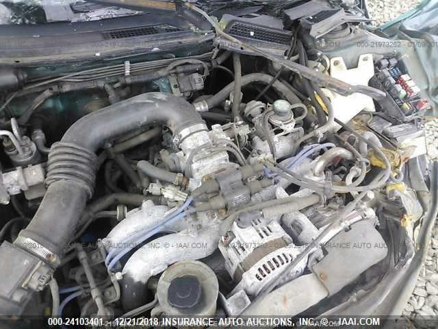 4S3BK4354T7311105 - 1996 SUBARU LEGACY L GREEN photo 10