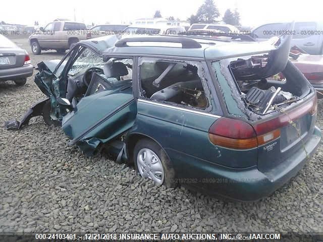 4S3BK4354T7311105 - 1996 SUBARU LEGACY L GREEN photo 3