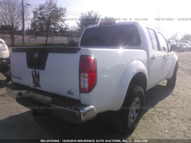 1N6AD0ER5GN712790 - 2016 NISSAN FRONTIER WHITE photo 4